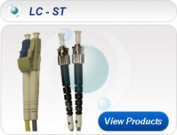 OM1 (62.5/125) GREY LC-ST Duplex Mode Conditioning Patchcord